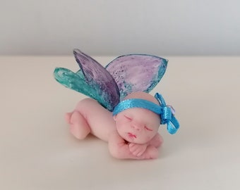 Miniatur dekorative Baby Fee Feen aus Polymer Clay