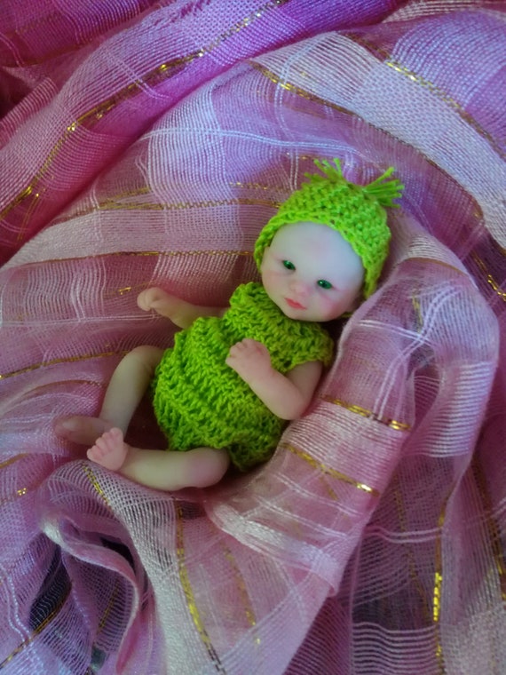 Hand Made Polymer Clay Clown Dolls House Miniature Pink