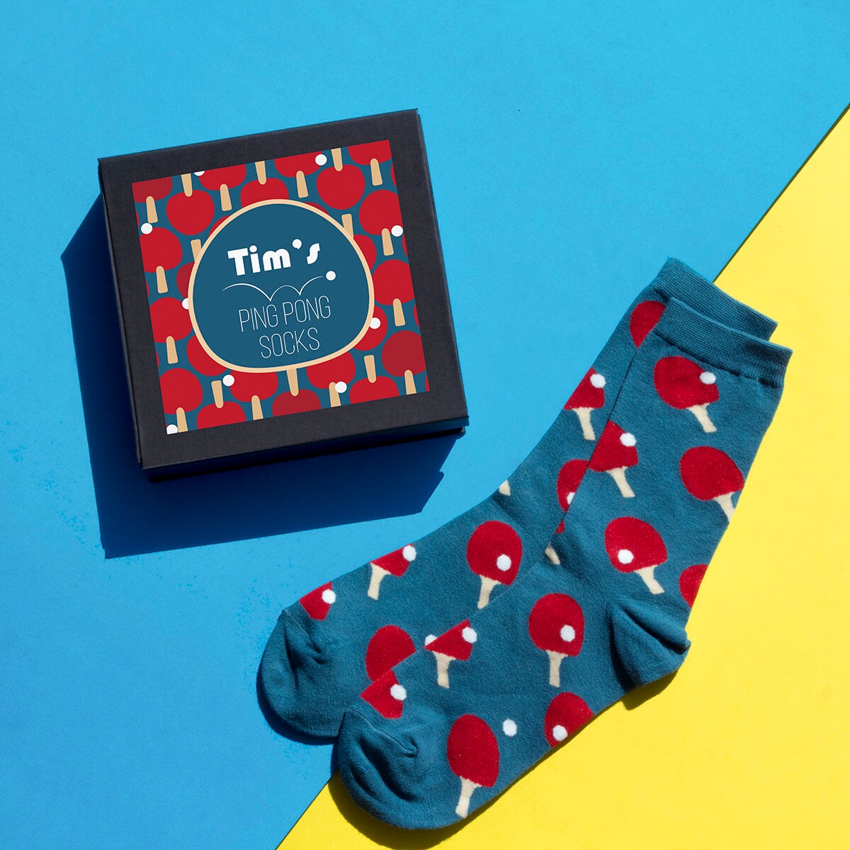Image of Personalised Men's Ping Pong Socks