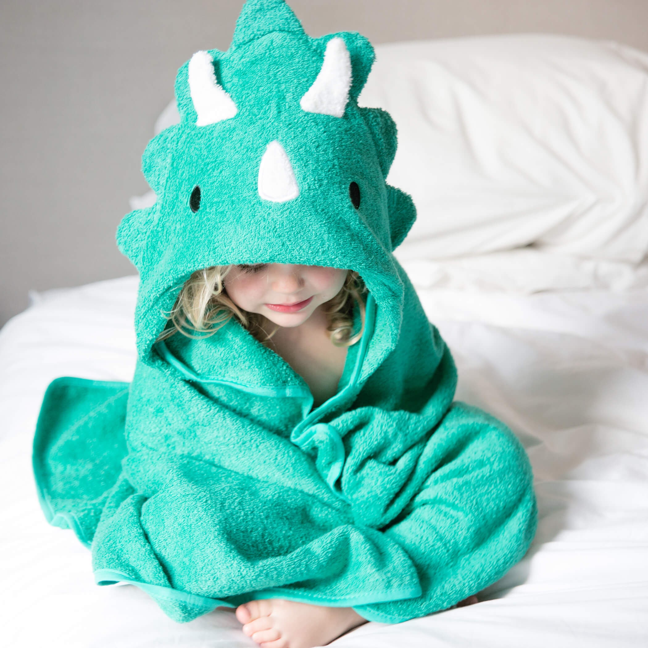Dinosaur Friends Children's Hooded Bath Towel | Etsy UK