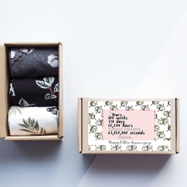 Cotton Anniversary Gift Etsy