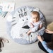Personalised Animal Faces Baby Play Mat | Gift for Newborn Baby Boy Girl | New Baby Shower Gift | Tummy Time Mat 