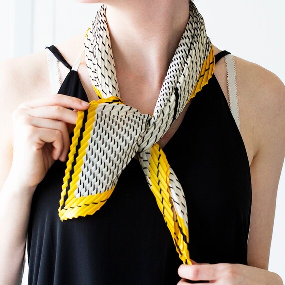 Pleated scarf deals
