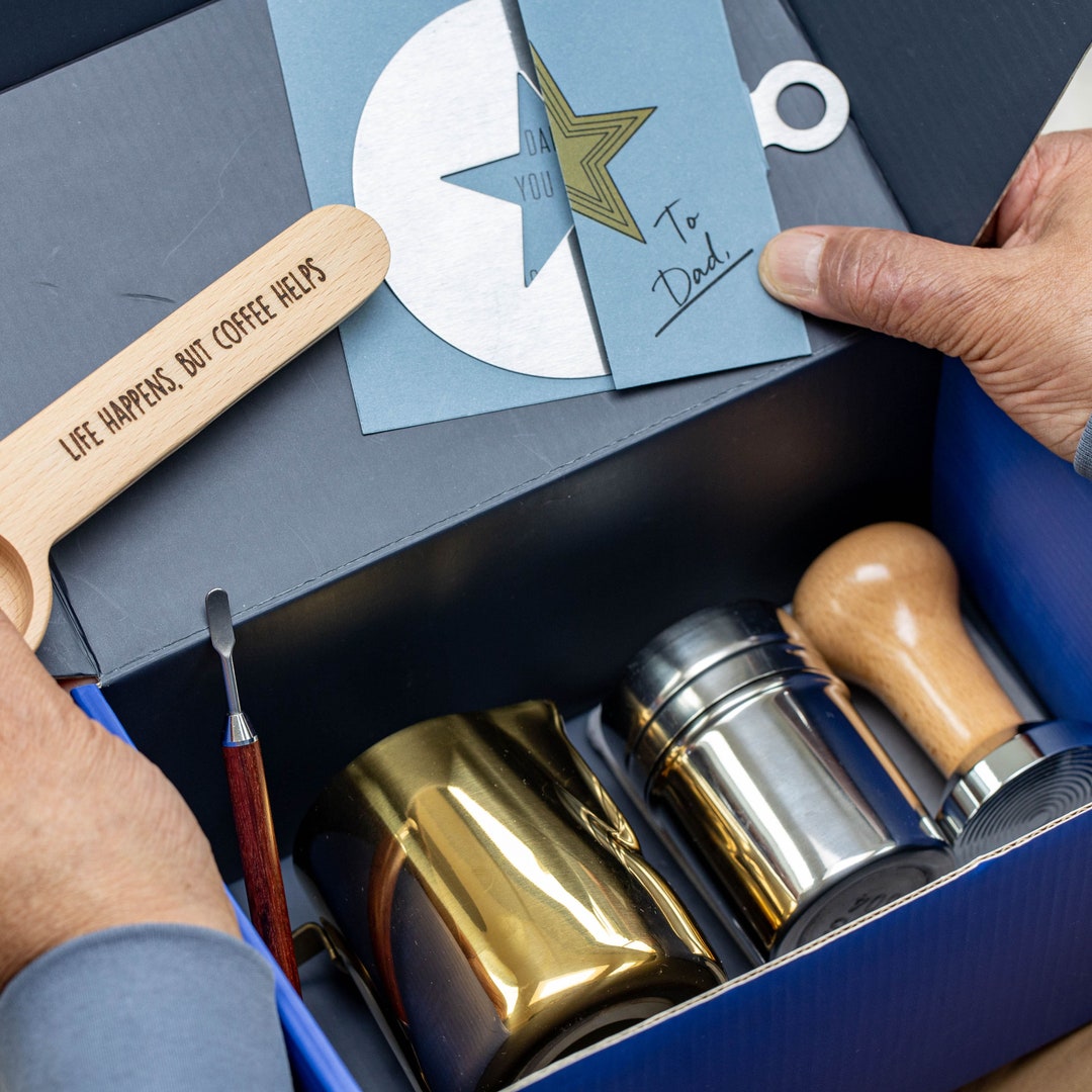 Home Barista Coffee Art Gift Set Etsy