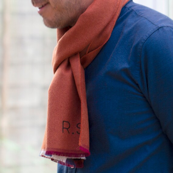 Personalised wool scarf online