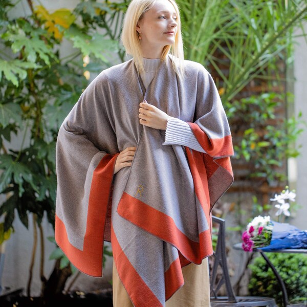 shawl poncho sweater