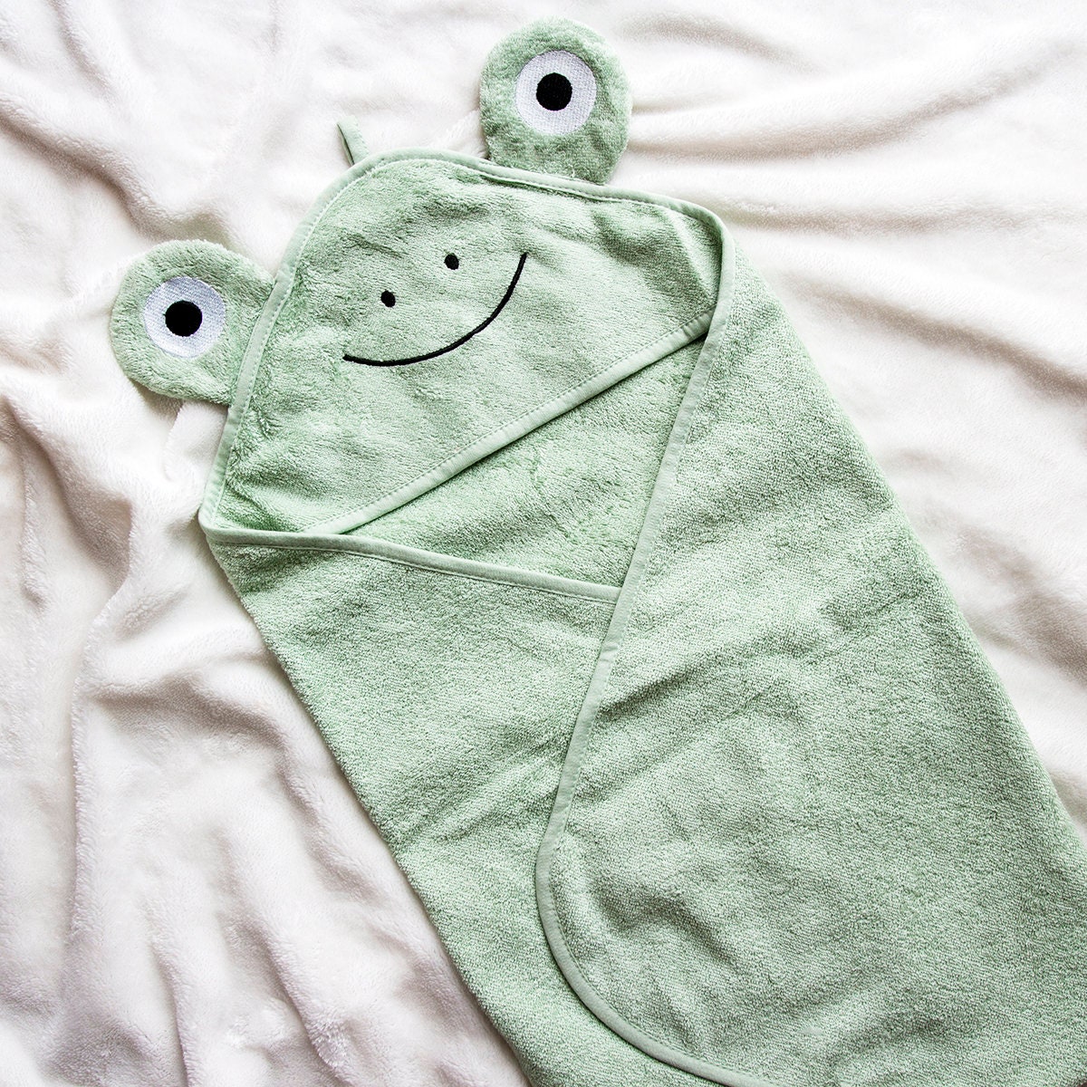 Baby Frog Hooded Cotton Towel Newborn Baby Gift Baby Towel Etsy Denmark