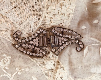 Schöne antike juwelenbesetzte Schnalle zum Basteln, Tragen, Projekte