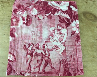 Pezzo di toile trapuntato vintage per progetti, artigianato, progetti di cucito, diario, incorniciatura