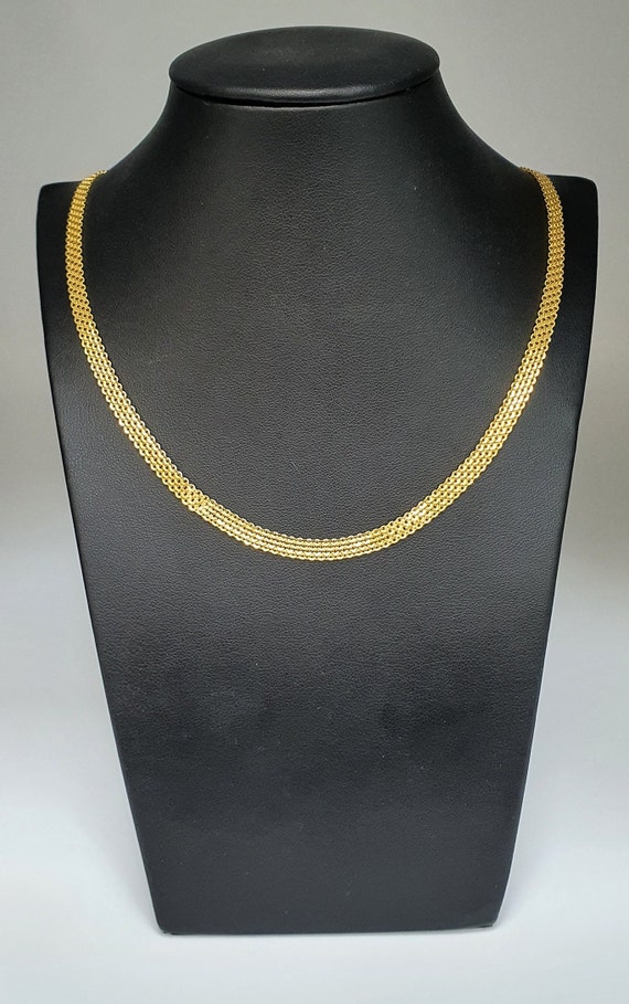 Sleek Flat Gold Link Chain – Vrij Rani Jewels