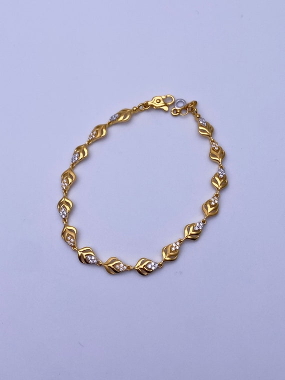 22ct Gold Two Layer Bracelet for Ladies at