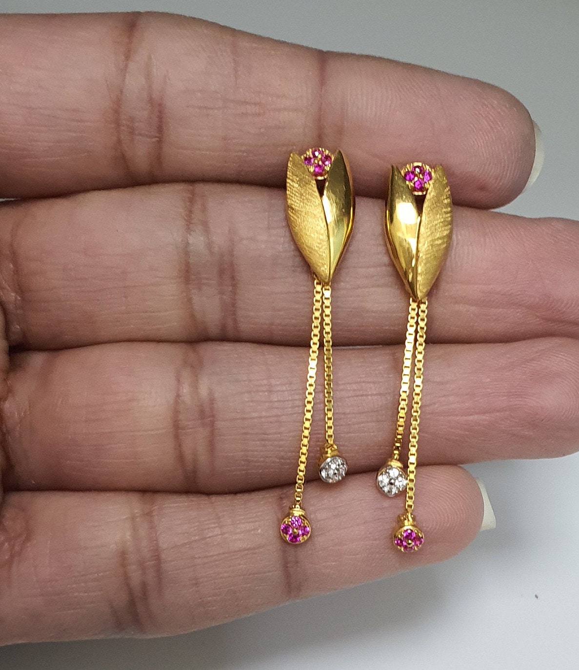 22cr Gold Earrings