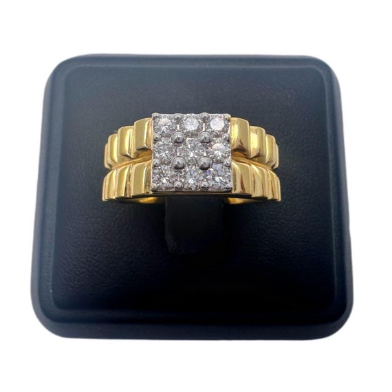 Merged Nine Diamond Ring | Kasturi Diamond