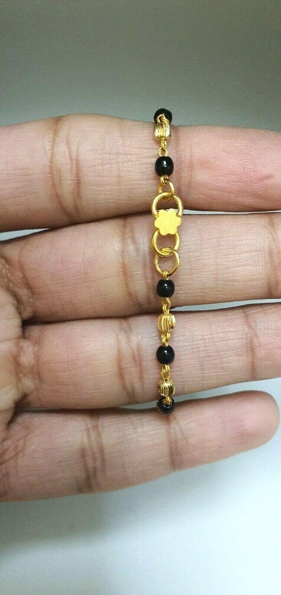 22K Fancy Kids Meenakari Bracelet - BaBr18659 - 22k Gold Bracelet for  Teenage girls is designed with handcrafted filigree work in combination  with m