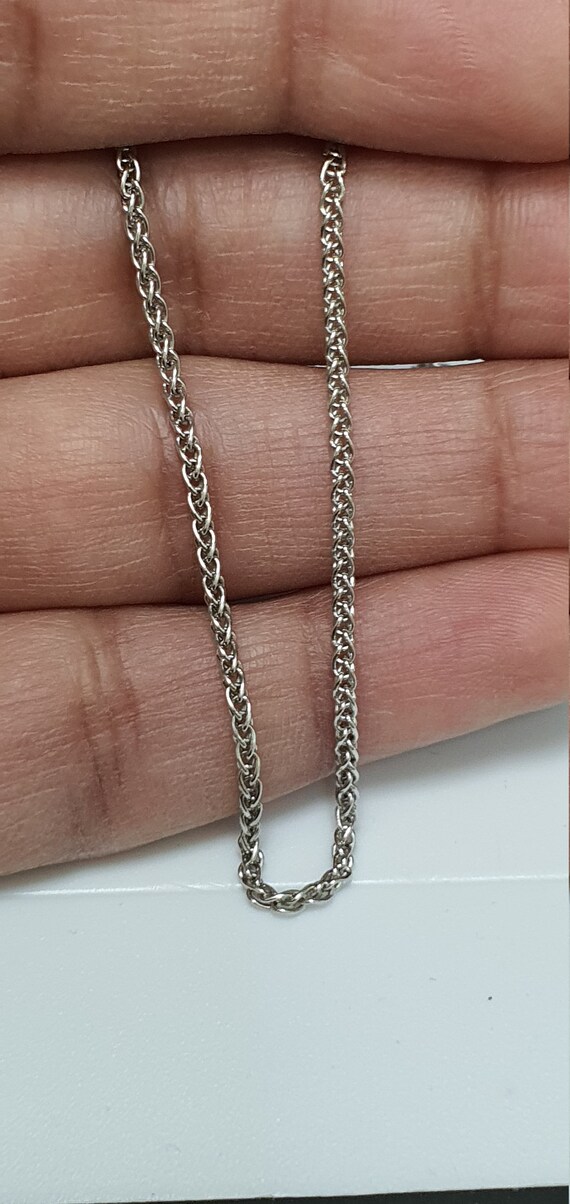 White gold spiga chain sale