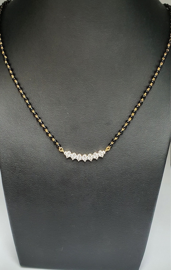 18 carat cheap mangalsutra chain