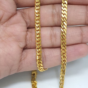 Mens 24k solid gold deals chains