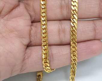 24k Gold Chain - Etsy Ireland