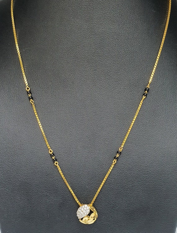22K Yellow Gold Ladies Mangalsutra 