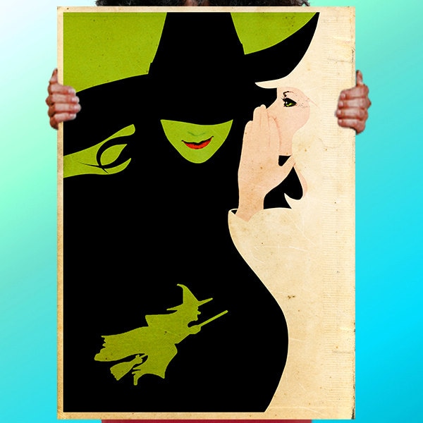 Wizard of OZ  Wicked Witch mUSICAL  - Art Print / Poster / Cool Art - Any Size