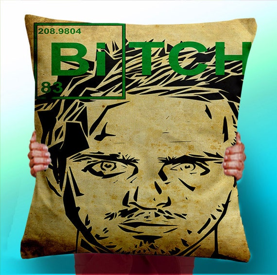 Breaking Bad Jesse Pinkman Bitch Cushion Pillow Cover Etsy
