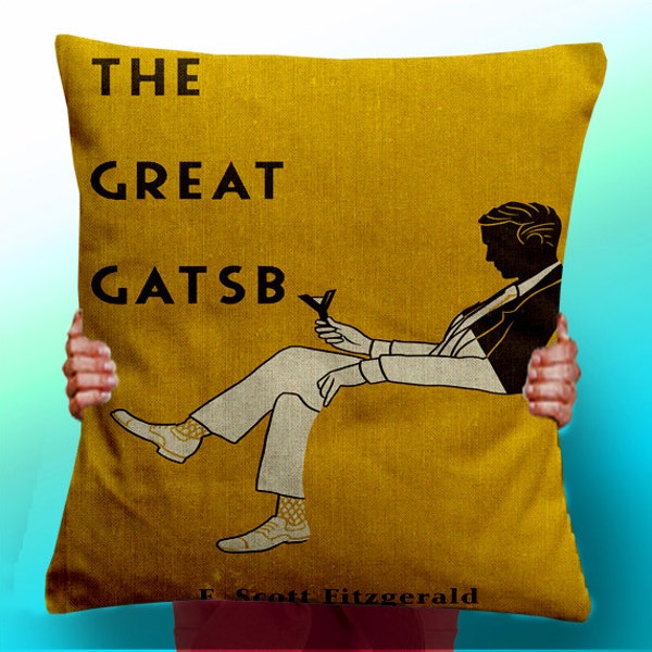 The Great Gatsby Book - Cushion / Pillow Cover / Panel / Fabric