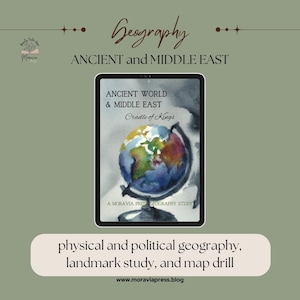 Studium geografii | Starożytny świat i Bliski Wschód | Charlotte Mason Geografia | Studium kraju | Studium zabytków | Ćwiczenie mapy