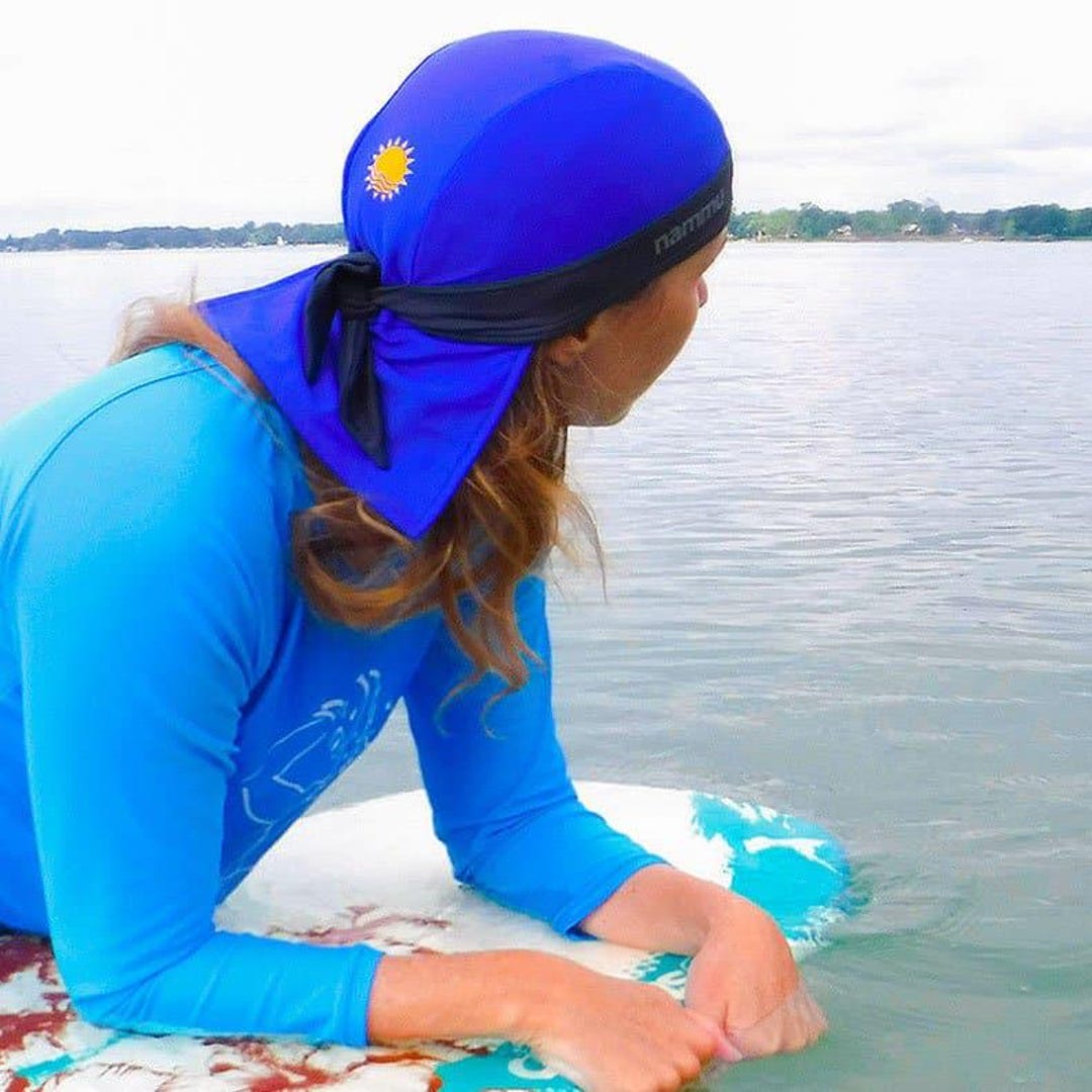 Nammu Extra UV Pro Square Swim Hat UPF 50+ | Extended Neck Coverage ...