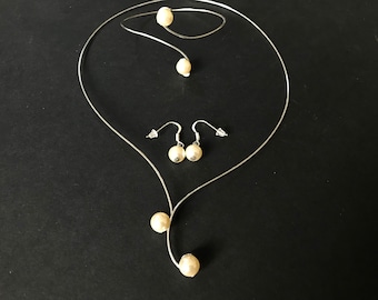 parure mariage argent