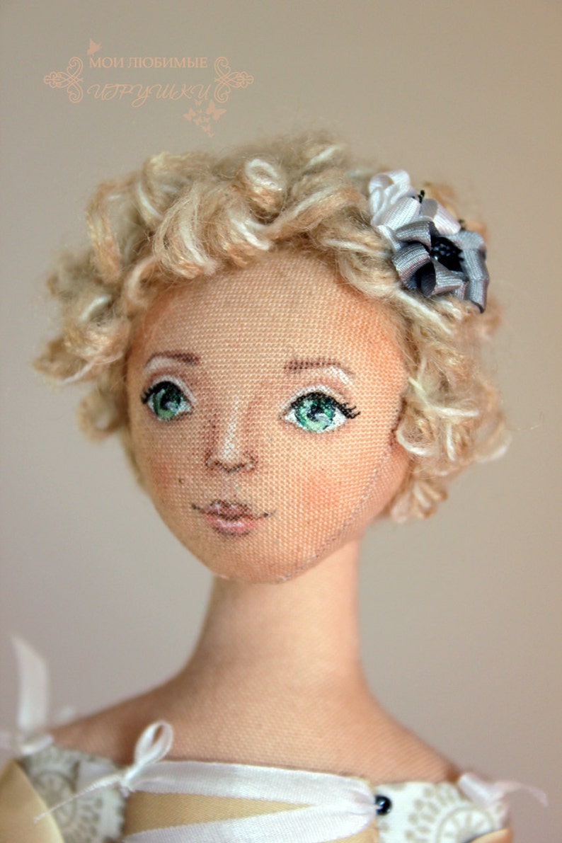 Tutorial How to make hair out of yarn for a cloth doll pdf Etsy