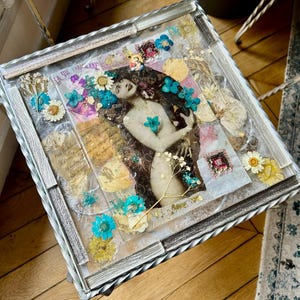 Decorative bedside table