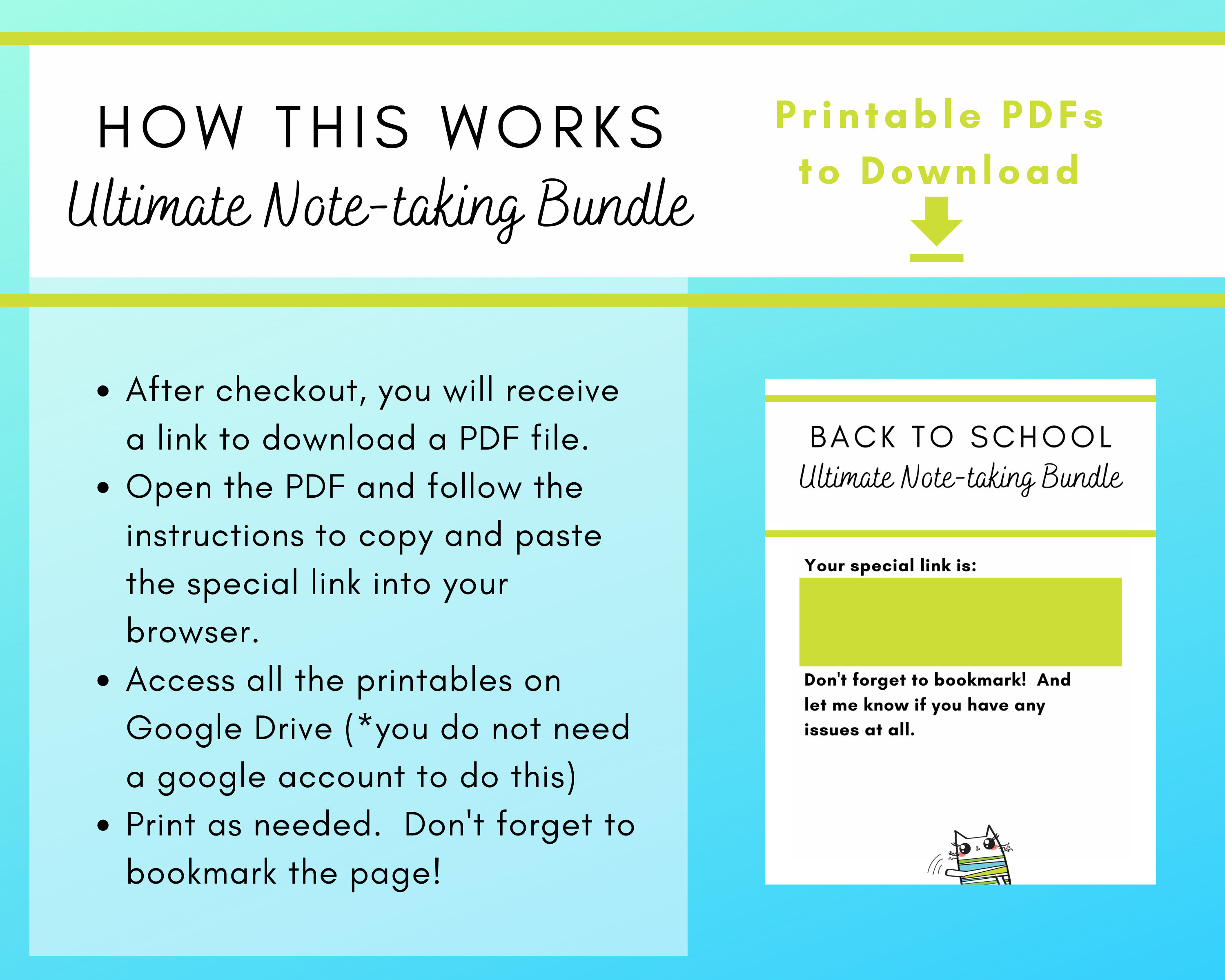 Digital Note Taking Templates Compatible With Goodnotes - Etsy