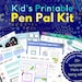 see more listings in the Kids Pen Pal Kit section