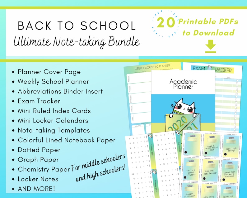 Digital Note Taking Templates - Compatible With Goodnotes - Etsy