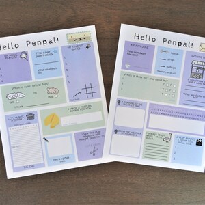 Pen Pal Printable for Kids - Pen Pal Template - Pen Pal Set - Pen Pal ...