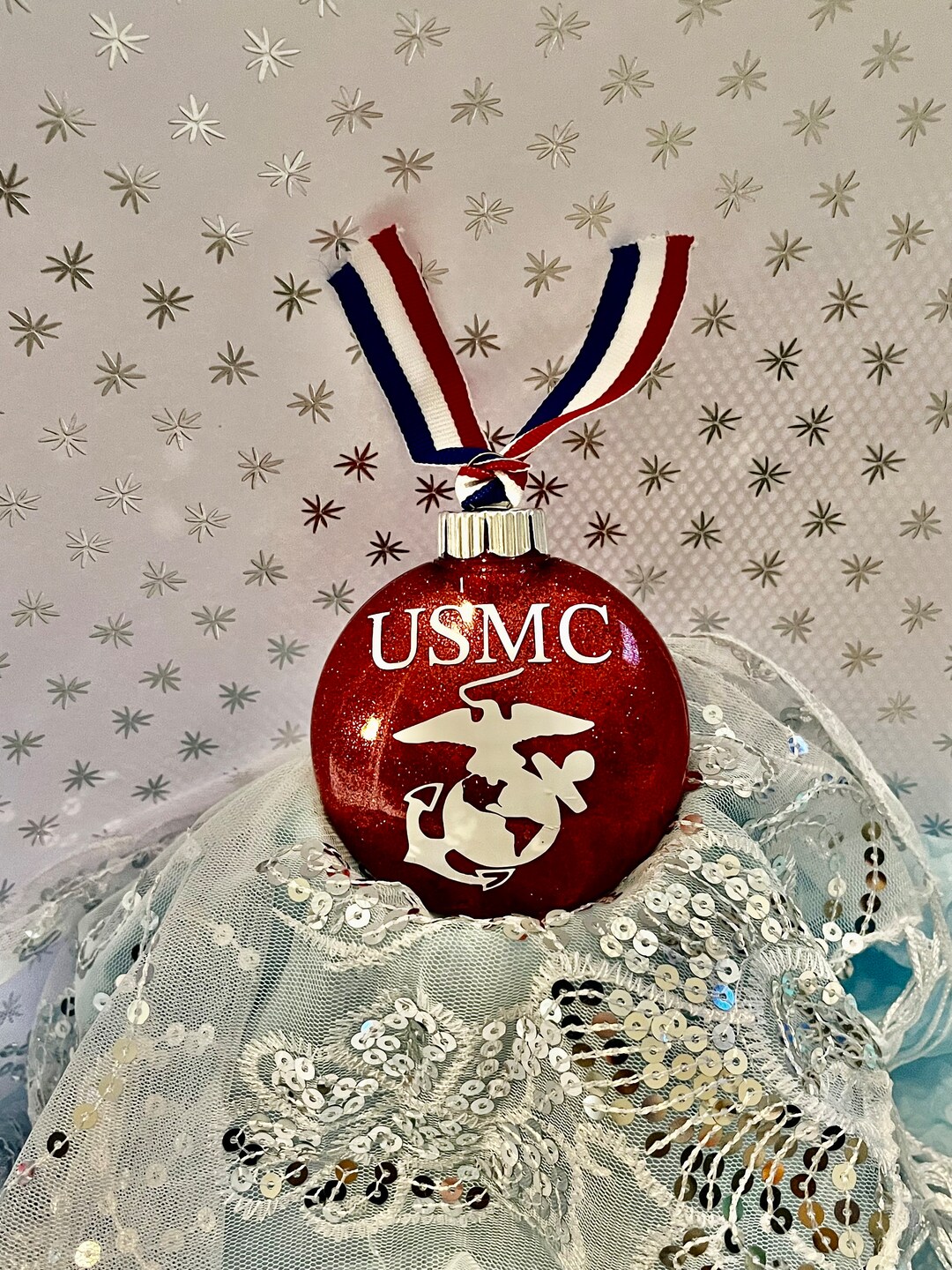 USMC Christmas Ornament Etsy