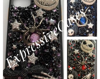 Finger Grip Spider Jack NIGHTMARE BEFORE CHRISTMAS Tim Burton iPhone Case Phone Cover Galaxy Samsung google