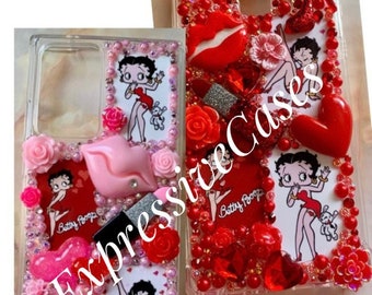 Betty Boop Cartoon Phone Cover Samsung iPhone Case Galaxy Google
