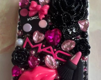 Ultimate Bling Leopard Make Up Handmade MOST PHONES Case Cell Cover iPhone Samsung Galaxy Phone Google