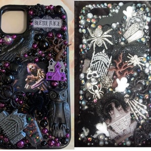 Beetle Juice Cemetery Halloween iPhone Case Samsung Cover Phone Galaxy