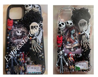 Sally Jack NIGHTMARE BEFORE CHRISTMAS Tim Burton iPhone Case Phone Cover Galaxy Samsung Google