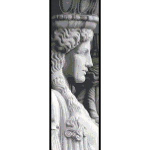 Bookmark Chicago&#39;s Greek Goddess cross-stitch pattern PDF