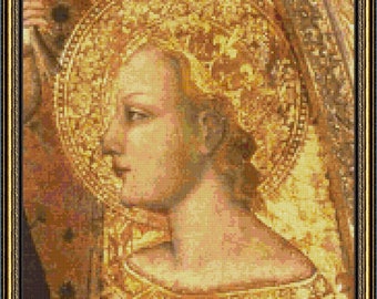 Italian Saint Renaissance, cross-stitch PDF download