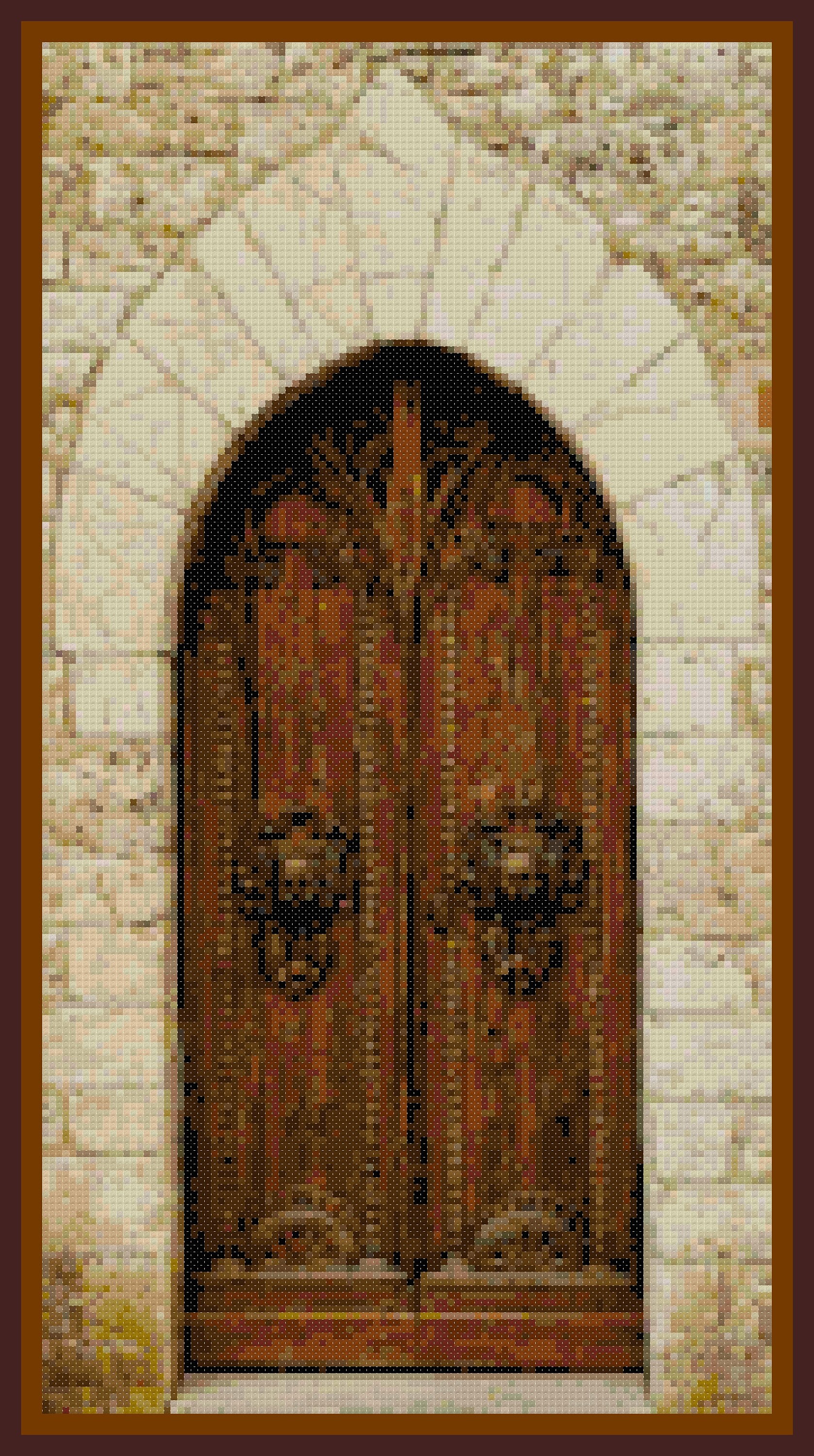 Assisi Church Door, Cross-stitch Pattern, PDF Download - Etsy