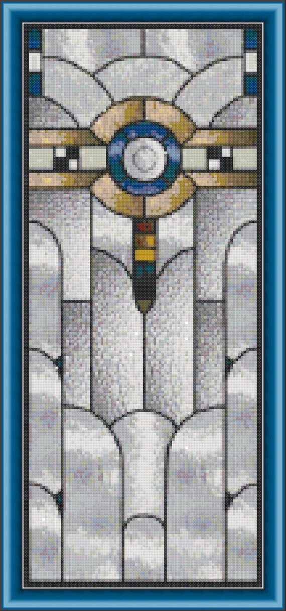 Art Deco Stained Glass Silver Cross Stitch Pdf Download Etsy New Zealand Art Deco Stained Glass Silver Cross Stitch Pdf Download Etsy New Zealand