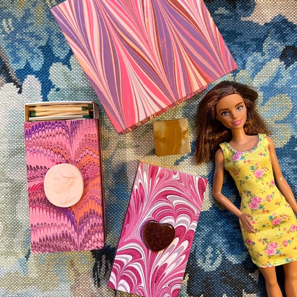 Handmade Barbie Pink Matchbox