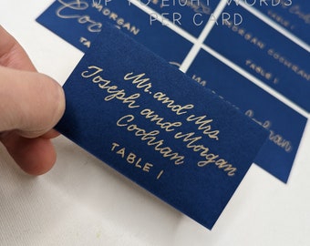 Calligraphy Escort Cards | Wedding Escort Cards | Gold Escort Cards | Wedding Place Cards | Wedding Seating Chart | Calligraphy Table Cards