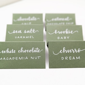 Calligraphy Buffet Cards | Wedding Buffet Labels | Wedding Buffet Gold | Wedding Table Cards | Wedding Table Tents | Black food labels