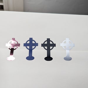 Easter sticker Easter cross sticker Cross seal Catholic seal Catholic sticker Catholic cross Lent cross Lent sticker image 6