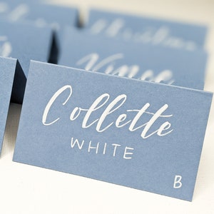 Calligraphy Place Cards | Colored Placecards | Escort Cards | Wedding Table Cards | Wedding Table Tents | Wedding Table Tents |  placards